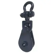 4 Ton Snatch Block Pulley for 1/2" Wire Rope with Shackle Wrecker Recovery Crane