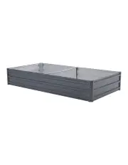 [Home Ready] Raised Galvanised Steel Garden Bed 180 x 90 x 30cm in Grey