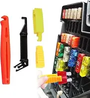 Glass Fuse Puller Insertion Tool - Fuse Tool, Electrical Tool | Precision Glass Fuse Puller with Grip | Car Fuse Extractor Removal Tools | Fuse Removal Tools for Standard Car Fuses Box