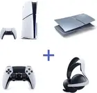 PS5 Console (Slim) Ultimate Bundle + Silver Cover