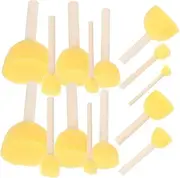 DIY Painting Sponges 30pcs Round Sponge Paint Brushes for Boys and Girls Watercolor Art Tools Journal Decoration Brushes Graffiti Painting