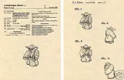 YODA Star Wars US PATENT Art Print Ready to Frame!!!! George Lucas figure Jedi
