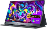UPERFECT 17.3" 4K Portable Monitor, FreeSync, HDR, Type-C, HDMI, VESA, Eye Care