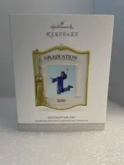 Hallmark Graduation Day Keepsake Ornament Photo Holder Porcelain 2016 NIB