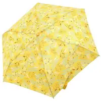 在飛比找樂天市場購物網優惠-小禮堂 寶可夢 皮卡丘 頭型柄折疊傘 (黃色款)