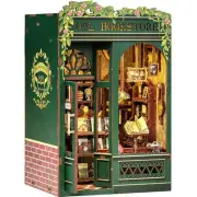 Book Nook Kit, DIY Miniature House Room Kit for Adult Activity Mini Puzzle