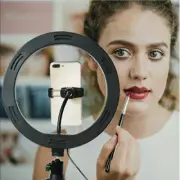 10 " LED Ring Light Mount for Camera Phone Selfie Video Stream holder makeup USA