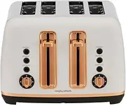 [Morphy Richards] Ascend 4 Slice Bread Toaster Home/Kitchen Rose Gold White