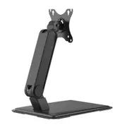 Brateck Single-Monitor Stell Articulating Monitor Mount Fit Most 17'-32' Monitor Up to 9KG VESA 75x75,100x100(Black) LDT73-T01