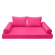 *COVER ONLY*-Style 1 Daybed Mattress Bolster Pillow Covers Piped Trim Twin-AD110