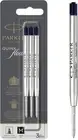 Pack of 3 Parker Quinkflow Ballpoint Pen Ink Refills Medium Tip Black Ink