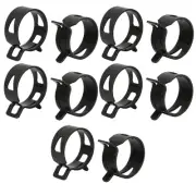 10 Pcs 32mm Spring Type Action Fuel Hose Pipe Low Pressure Air Tube Clip Clamp