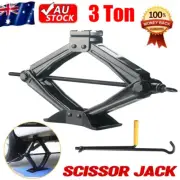 2.5Ton Scissor Jack Van Car Wind Up Tyre Lift Chrome Crank Emergency Repair Tool