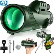 APEXEL Powerful 80X100 HD Monocular Telescope Long Range Zoom Tripod For Hunting
