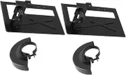 COSMEVIVI 2 Sets Angle Grinder Guards with Protective Covers Cutting Bracket Accessories for Safe Grinding Tasks Efficient Dust and Spark Protection for Angle Grinders