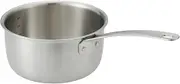 MUJI 82219937 Stainless Aluminum All-Over Three-Layer Steel Single Handle Pot, Approx. 0.7 gal (2.0 L), Width 15.0 x Height 5.5 inches (38 x 14 cm), Silver