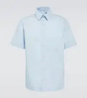 [Nanushka] Nanushka Adam cotton shirt UK 16 blue