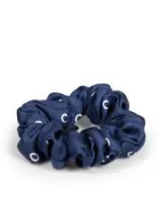 Blue Interlocking CC Scrunchie & Scarf