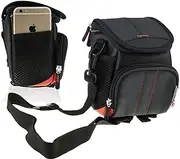 Navitech Black Camera Shoulder Bag Compatible with Kodak PIXPRO Astro Zoom AZ405-BK 20MP Digital Camera