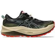 Mens ASICS Trabuco Max 3 Trail Running Shoes in Black/Smoke Blue – Size 10.5