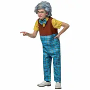Grandpa Old Man Grandfather Prep 100 Days of School Book Week Boys Costume