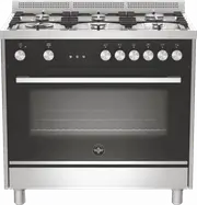 La Germania Futura 90cm Gas Upright Cooker - Stainless Steel