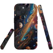 For iPhone 15 Plus Tough Protective Cover, Planets Of The Universe