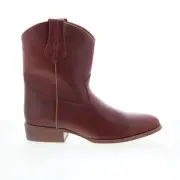 Dingo Lefty Western Boot DI-212 Mens Burgundy Leather Slip On Western Boots