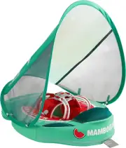 Baby Swim Float with Canopy Solid Pool Infant Swim Trainer Swimming Training ...