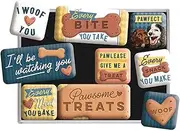 Nostalgic-Art Retro Fridge Magnets Dog Treats - Gift Idea for Dog Owners - Magnet Set for Magnetic Board - Vintage Design - Pack of 9
