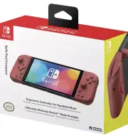 HORI Split Pad Compact Controller for Handheld Mode Nintendo Switch Apricot Red
