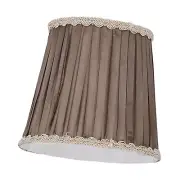 (Coffee)Cloth Lampshade Interventional Modern Decorative Fabric Table Lamp US