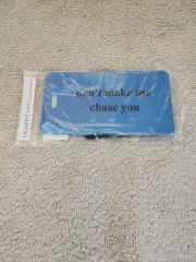 Inventive Travelware " Don't Make Me Chase You" Blue Luggage Tag