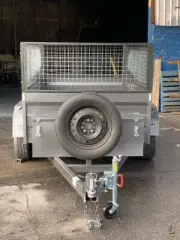10x5 Tandem Hydraulic Tipper Trailer 600MM CAGE Free 1 Year Rego Spare wheel