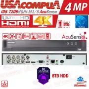 HIKVISION 4K 8CH DVR XVR IDS-7208HQHI-M1/S 4K H.265+264 4MP H,265+ HDD OPTIONAL