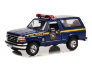 1996 Ford Bronco XLT - New York State Police 1:18 Scale Model - Greenlight 19121