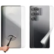 3 Set Tempered Glass Screen Protector for Samsung Galaxy S25 ULTRA Front and Back Film Guard Bulk