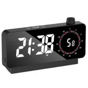 Digital Alarm Clock with Time-Meter Electronic Bedside Desk Clock with9587