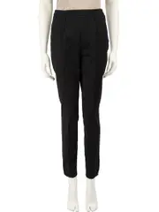 Black Skinny Leg Tailored Trousers