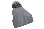 Beechfield Girls Snowstar Duo Extreme Winter Hat (Heather Grey/ Black) (One Size)