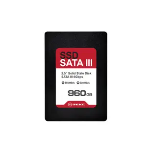 SEKC SS310 960GB SSD 2.5吋 SATAIII固態硬碟