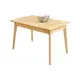 [特價]Homelike 羅亞120-150cm實木延伸餐桌