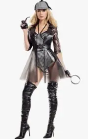 Starline Ms Private Investigator Sexy Detective Sherlock Halloween XL SIZE 12