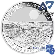 2019 $1 Super Pit Australia 1oz Silver Bullion Coin In Capsule