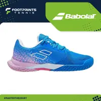 在飛比找蝦皮購物優惠-Babolat Jet Mach 3 法國藍色青少年網球鞋J