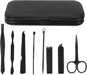 8pcs Stainless Steel Professional Nail Scissors, Stainless Steel Professional Pedicure, Eyebrow Scissors, Nail Clipper Set, Needle Nail File Manicure Tool Set