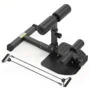 NNETM 1pc Squat Training Machine - Sit-up Auxiliary Device - Black