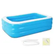 Inflatable Swimming Pools Family Swim Play Center Pool Blow up Kiddie Pool for