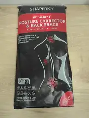 Posture Corrector for Women Men Back Straightener & Providing Brace - Size Large