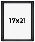 17x21 Shadow Box Frame Black | 1 Inches Deep Real Wood Farmhouse Shadowbox Displ